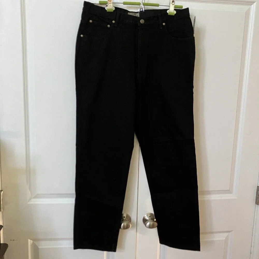 Vintage Deadstock Northern Elements Cabin Essentials Black Jeans Straight Leg Me